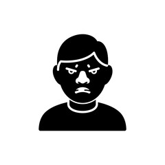 Person showing disgusted look with scrunched nose expression