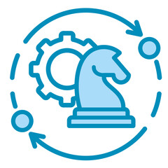 Gears Sync  Icon Element For Design	