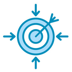 Goal Alignment  Icon Element For Design	
