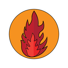fire flame icon symbol that can be used on all platforms fire hazard sign