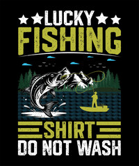 Fishing T Shirt Design Vector