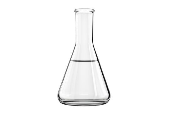 Clean Laboratory Glass Vessel – Isolated Transparent