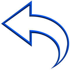 blue arrow icon