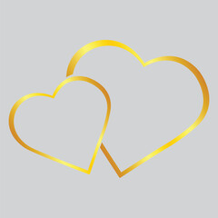 Valentine heart symbol design of valentine wedding day card