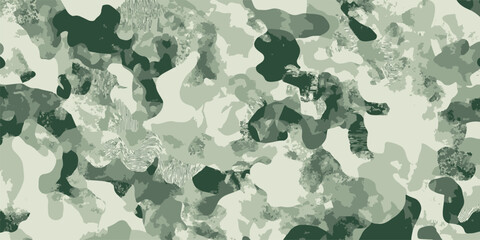 Camouflage background. Seamless pattern vector.