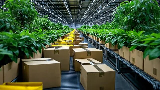 Amazon's Plant Fulfillment Center: Greenhouses and Logistics