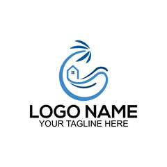 Fototapeta premium Modern Company Logo Design – Clean and Professional Vector Branding Template for Business Identity and Corporate Use