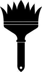 Brush Silhouette Vector Illustration 