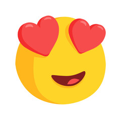 Smiling Face with Heart Shaped Eyes