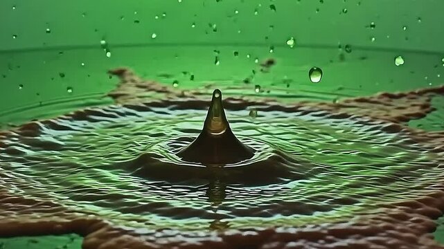 angstrom bingle raindrop reason the skin to wave and burst luminous ink irrigate outward, with every bender nominate more seeable framing the strong park background.