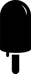 Popsicle Silhouette Vector Illustration 