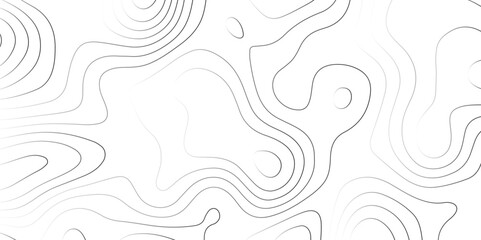 Fototapeta premium vector geographic contour mounted map background- Abstract white topography vector background 