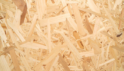 Oriented Strand Board (OSB) Wood Texture Close-up