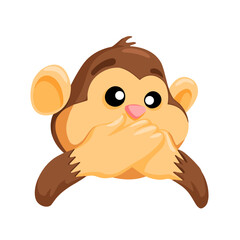 Speak No Evil Monkey