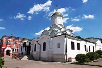 Bogoroditse-Rozhdestvensky Monastery, Cathedral of the Nativity of the Virgin. Moscow, Russia