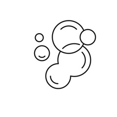 Bubbles  Editable line icon