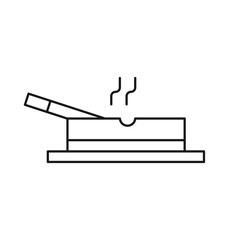 Cigarette Stray Editable line icon