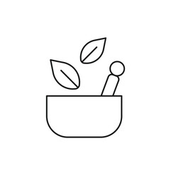 Herbal Medicine Editable line icon 