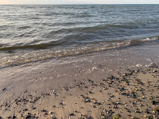 beach in the morning
