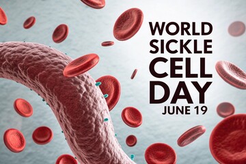 World sickle cell day june 19 blood cells awareness