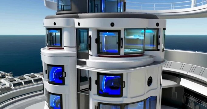 futuristic building architecture