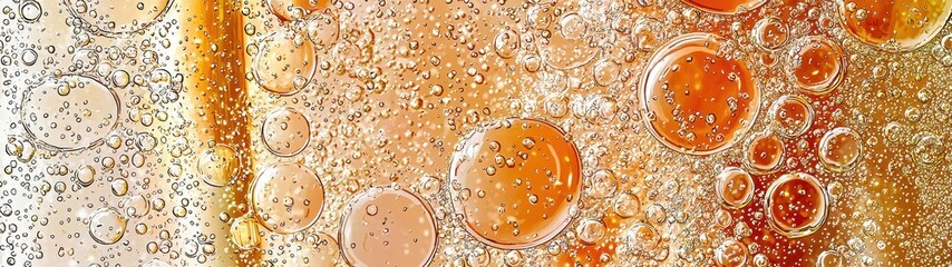 Elegant Glass of Sparkling Champagne with Bubbles on White Background