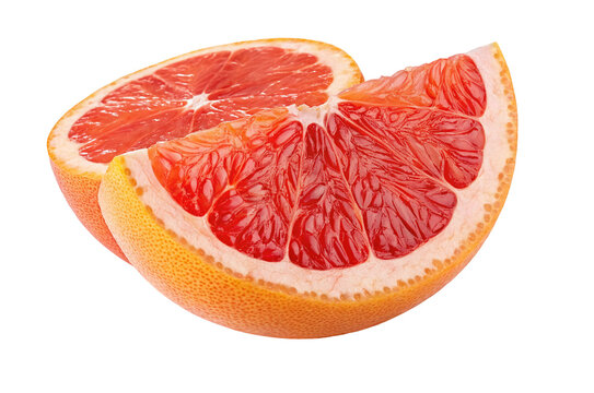 Fresh grapefruit slices juicy citrus fruit healthy eating vitamin c rich antioxidant food photography close up