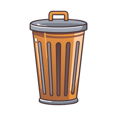 vector trash can icon