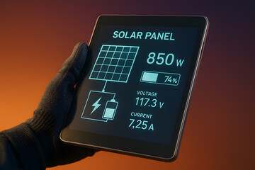Solar Metrics Display for Energy Monitoring