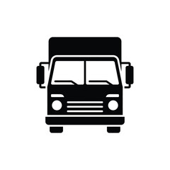 Delivery Truck Icon Simple Vector Illustration