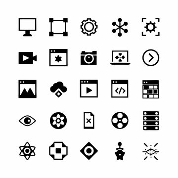 Create a set of vibrant, modern icons representing HTML, CSS, and JavaScript technologies.  Include code snippets or symbolic representations.