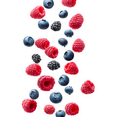 raspberry and blueberry