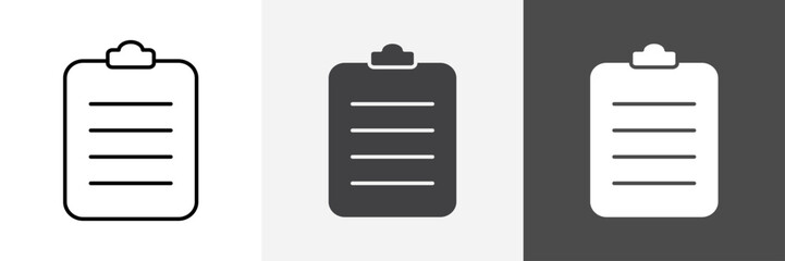 Assignment icon set vector art