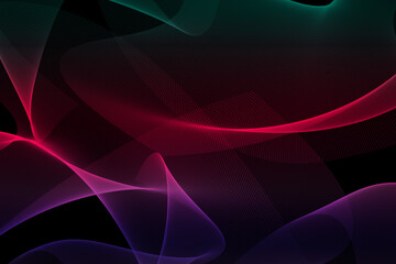 Abstract line color gradient wallpaper