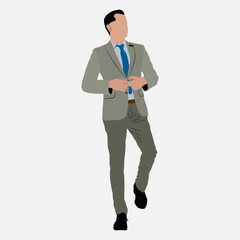 vector illustration of a man