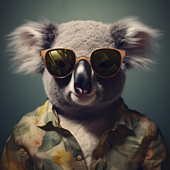 koala with sunglasses