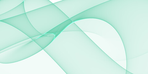Abstract background with light green color and subtle white curved lines and gradient effect design