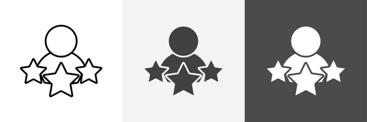 experience icon set vector art