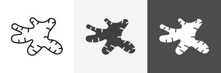 ginger icon set vector art