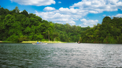 boat on the lake