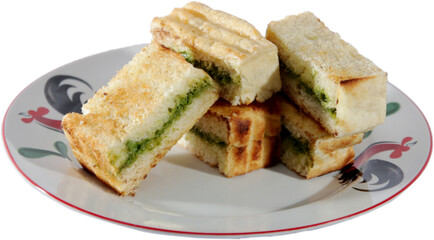 Green tea toast