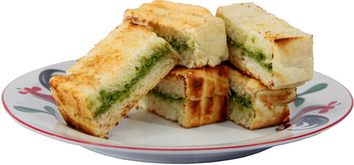 Green tea toast