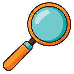 vector magnifying glass icon