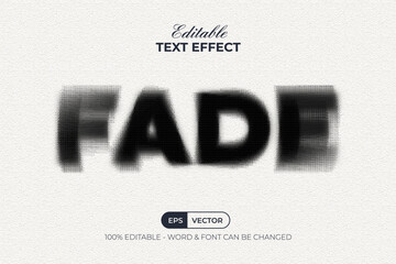 Fade Editable Text Effect Blurry Style.