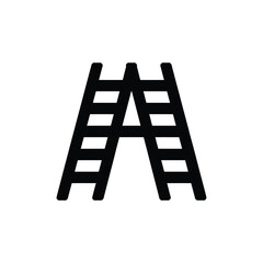 Double Ladder Icon Climbing, Success, Progress