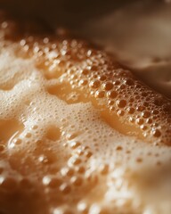 Bubbling coffee brew kitchen close-up view warm environment aromatic experience