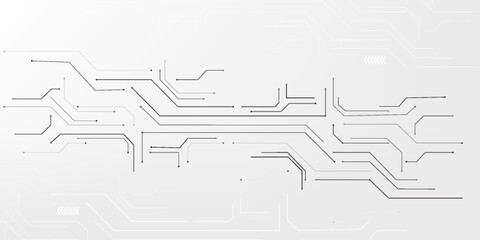 Abstract lines and dots connect background. Technology connection digital data and big data concept.