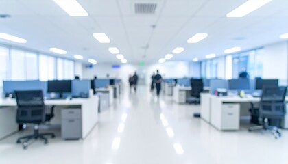 Obraz premium Abstract blurred office interior room. blurry working space