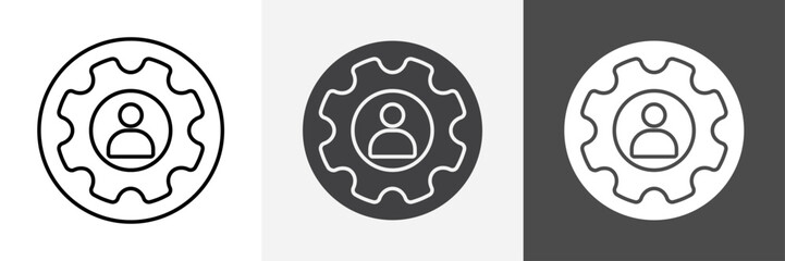 User Management Icon set vector art