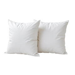Soft and Cozy Square White Decorative Cushions for Home Interior and Comfort Decoration